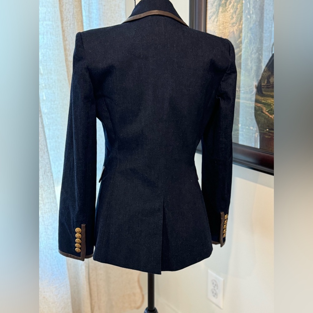 Veronica Beard Navy and Brown Blazer - Picture 12 of 16